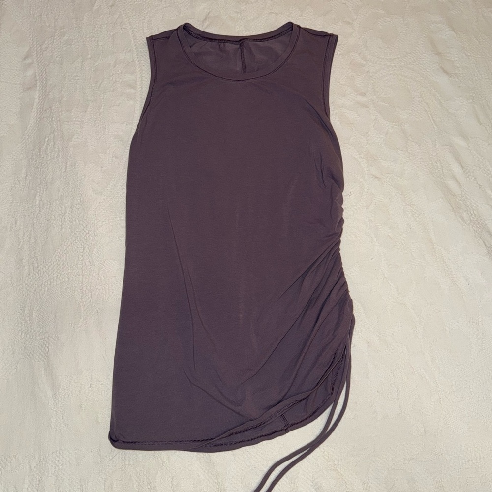Lululemon On The Move Purple Cinch Tank